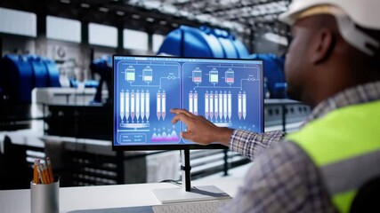 Power Plant Worker Using Scada System