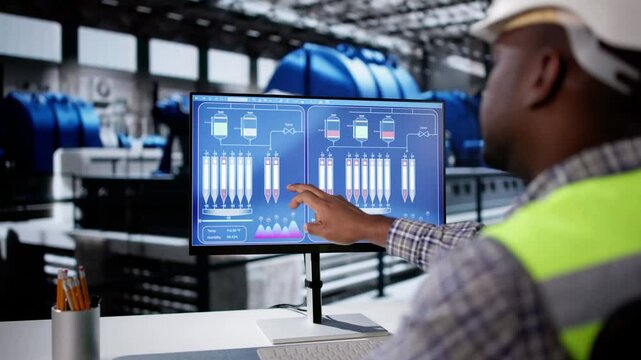 Power Plant Worker Using Scada System