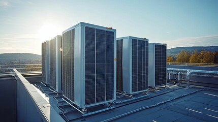 Rooftop Air Conditioning Units Modern Building System