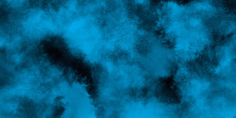 Smoke in the dark blue texture, Abstract blue grunge clouds smoke texture background, watercolor painted mottled blue background with vintage marbled textured for your creative design.