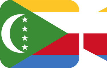 Comoros flag on Video Call