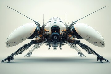 Futuristic Robotic Arachnid Vehicle Design