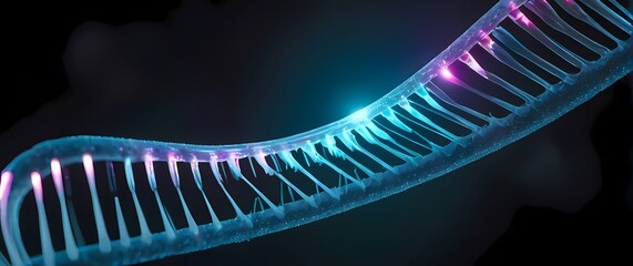 Holographic genome editing tool with CRISPR sequences highlighted