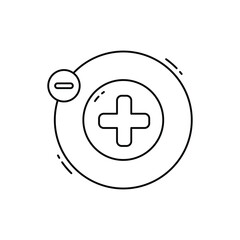 Fototapeta premium Proton vector icon