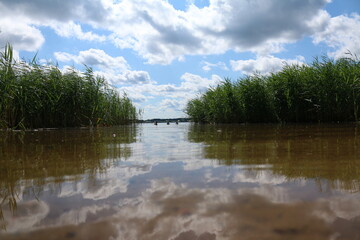 lake and sky