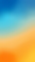 Grainy Blue-Orange Gradient Poster
