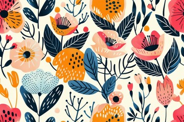 Floral motifs for fabrics