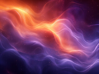 Colorful abstract cosmic swirls create a mesmerizing display. Generative AI