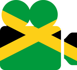 Jamaica Flag on Documenrty icon