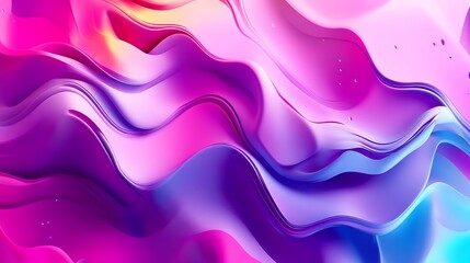 Fototapeta premium Abstract Three-Dimensional Background with Vibrant Gradients