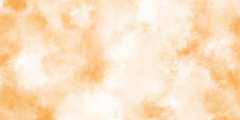 grunge abstract white clouds or fog on brown background, watercolor of brown surface with white tiny and fresh clouds, paper texture of brown grunge surface.