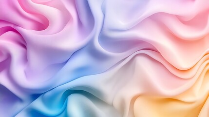 Minimalistic Abstract 3D Background with Bold Lines and Soft Curves