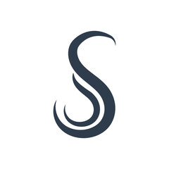 S Logo Design Graphic Illustration