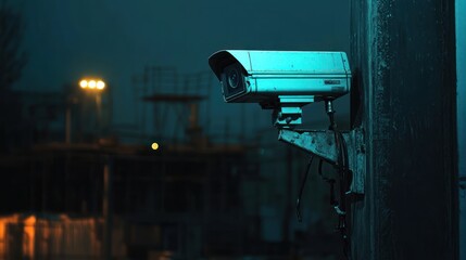 Security Camera at Night