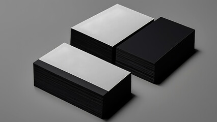 Blank business card mockup design, Corporate stationery set mockup