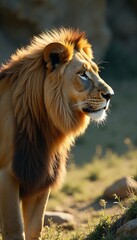 Obraz premium portrait of a lion