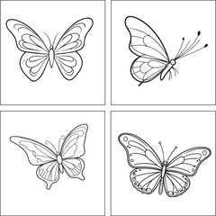 Butterfly Coloring Page