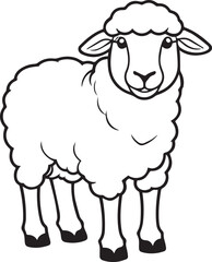 Sheep Coloring Page