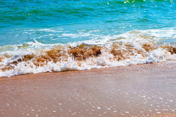 waves on the beach