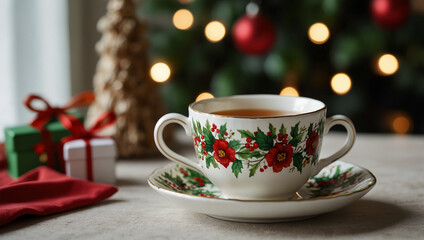 Fototapeta premium Tea Cup and mug for chirstmas 