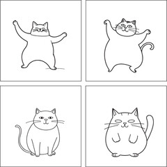 Cat Coloring Page