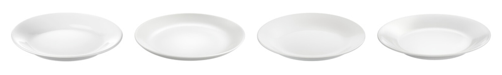 High-Quality PNG of Empty white plate isolated on ransparent png – High Resolution