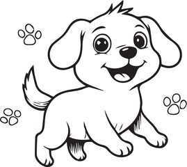 Dog Coloring Page