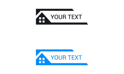 Creative real estate logo design