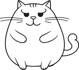 Cat Coloring Page
