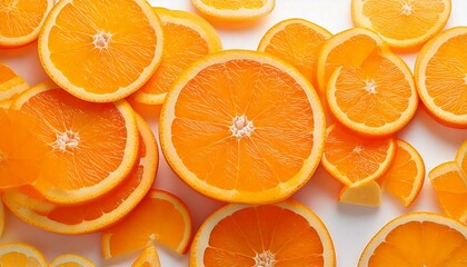 Orange slices for decoration