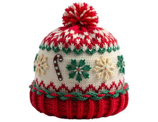 christmas hat, with transparent background, ideal for Christmas and holiday-themed projects