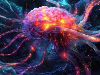 Embrace creativity with a brain-inspired masterpiece! Dive deep into the symbolic world of neural connectivity