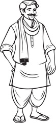 Man Coloring Page