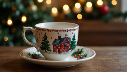 Tea Cup and mug for chirstmas 