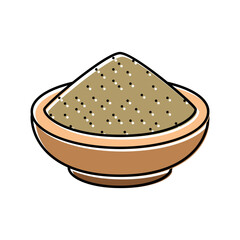 garam masala indian cuisine color icon vector. garam masala indian cuisine sign. isolated symbol illustration