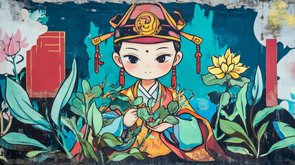 graffiti in the wall