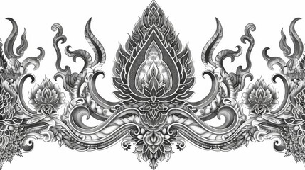 Contemporary Thai Pattern Design for Inspiration