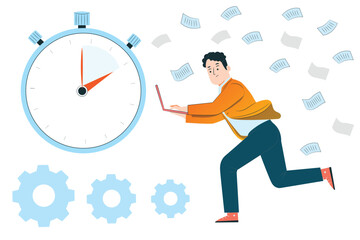 UI UX Infographic people and elements