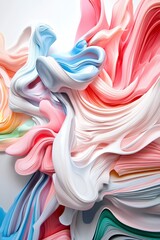 Abstract Pastel Swirls.