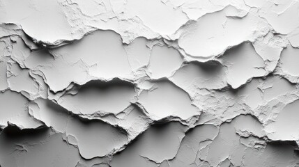 Obraz premium Textured white surface showcases intricate patterns, adding depth and visual interest