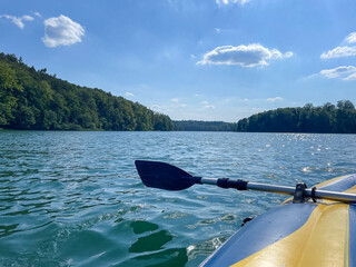 boat on the lake