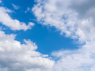 冬の青空と白い雲03