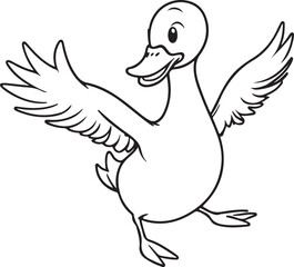 Duck Coloring Page