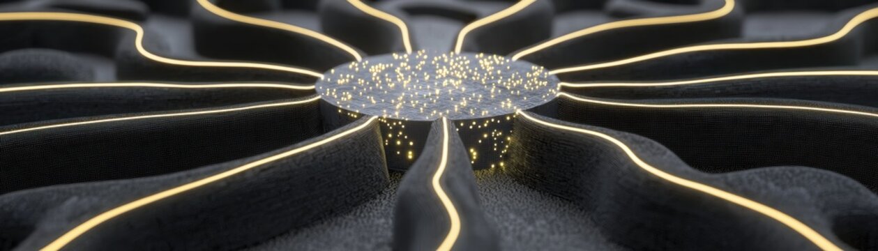 Exploring quantum neural networks in ai computing a conceptual image of advanced algorithms in a digital environment