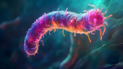 Microscopic View of Listeria Bacteria Highlighting Foodborne Illness and Health Risks


