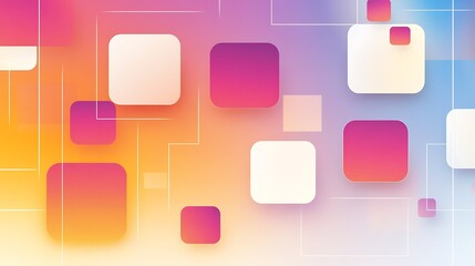 A modern background with squares