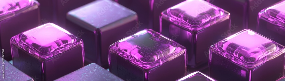 Poster a purple nodes as exploring quantum computing a visual journey through ai-driven innovations in a fu