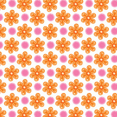 seamless pattern with flowers