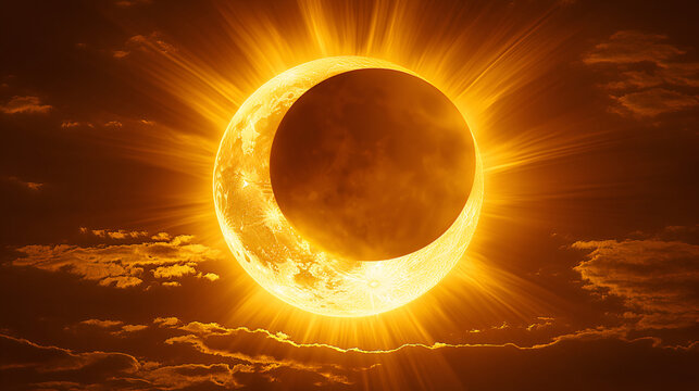 Annular Solar Eclipse: Celestial Ring of Fire