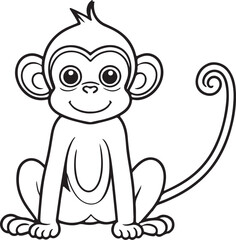 Mankey Coloring Page